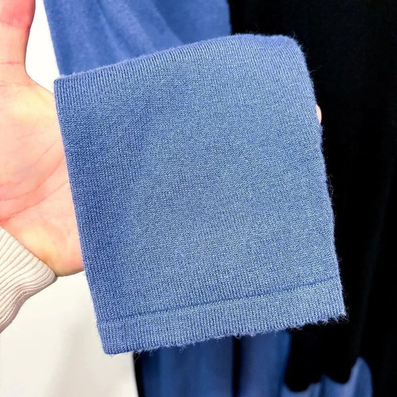 ERIC ALEXANDRE Black & blue dress - Picture 6 of 7